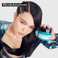 L'Oréal Professionnel Paris Scalp Advanced Anti-Oiliness 2-In-1 Deep  Purifier Clay 2 az 1-ben sampon és pakolás zsíros hajra és fejbőrre