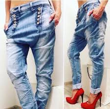Arc 3d low waist boyfriend jeans. Damen Harems Denim Jeans Hose In Boyfriend Look Mit Double Knopfen Blau Damen Sale Coral Fashion
