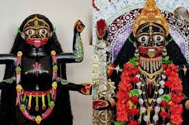 Bankura Sonamukhi's khypa kali | Bankura Sonamukhi's khypa kali tied with  iron chains during Puja because of his aggressiveness dgtl - Anandabazar