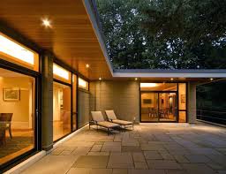 Linear Led Soffit Lighting Google Search Modern Exterior House Exterior Bungalow Extensions