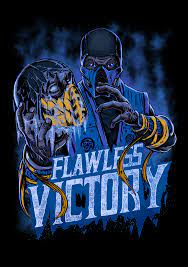 Finish Him Mortal Kombat Fans Get Your Hands On This Frosty Sub Zero T Shirt This Design Comes With Mortal Kombat Art Mortal Kombat Mortal Kombat Characters