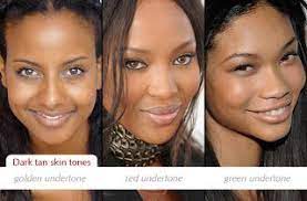 Make Up Charts Determining Dark Skin Tones And Undertones Tan Skin Tone Yellow Skin Tone Dark Tan Skin