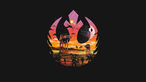 The great collection of star wars logo wallpaper for desktop, laptop and mobiles. Star Wars At At Painting Star Wars At At Rebellion Artwork Hd Wallpaper Wallpaper Flare