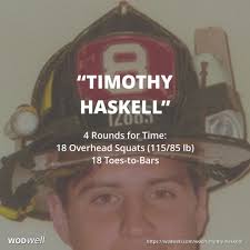 Timothy Haskell Workout Crossfit Wod Wodwell Wod Handstand Push Up Wod Crossfit