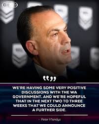 Introduction of Western Bears to the NRL Competition in 2023