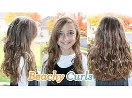 With the right hairstylists who can do proper cut and apply great color your wavy hair can look so amazing and we can help you achieve this. Beachy Curls Curly Hair Cute Girls Hairstyles Youtube