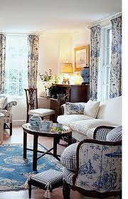 A Beautiful Life Blue And White Living Room French Country Decorating Living Room Country Living Room