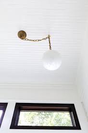 More often than not, a dining room is a smaller space with less going on so a light fixture can be a central feature. How To Center An Off Center Ceiling Light Without Moving The Junction Box The Grit And Polish