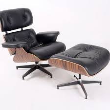 Bauhaus Discover Corrigan Studio Abella Swivel Lounge Chair And Ottoman Fabric Black Leg Color Brown In 2020 Eames Style Lounge Chair Lounge Chair Eames Lounge Chair