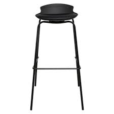 Bonnie Bar Stool Set Of 2 Black Black Bar Stools Bar Stools Cowhide Bar Stools