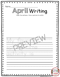 First, kids trace lines on this prekindergarten writing worksheet to strengthen the fine motor skills needed to form the letter e. April In Kindergarten Free Worksheets Keeping My Kiddo Busy
