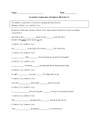 Englishlinx Com Conjunctions Worksheets Conjunctions Worksheet Correlative Conjunctions Conjunctions
