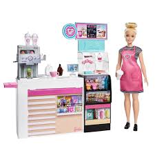 Moda y diseño escolar atuendos muy kardashian peluquera holgazana princesas. Muneca Barbie Careers Cafeteria Ch Sitio De Chedraui