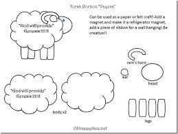 Every coloring page supports an important bible lesson for children and corresponds accurately to the related bible text. God Will Provide Ram Craft Oh Happy Daze