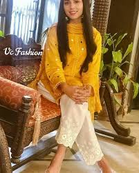 Third Slot Booking Open Again We Come Back With Combination Of Mustard And White Co In 2020 Womens Trendy Dresses Pakistani Women Dresses Pakistani Fashion Party Wear