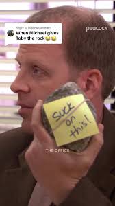Replying to @Millie I hope they found out who did this 🪨 #TheOffice is  streaming now