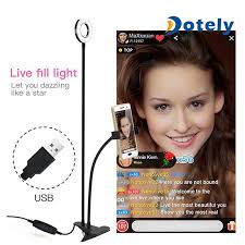China Led Selfie Ring Light With Cell Phone Holder Stand For Live Stream And Makeup China Mobile Phone And Led Light Price