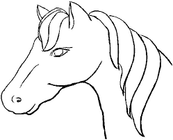 Kids N Fun Kleurplaat Paarden Paard Dieren Kleurplaten Paardenhoofd Paarden