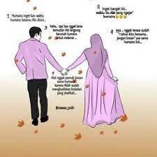 Mereka berdua seorang anak kecil laki laki dan perempuan sedang belajar membaca kitab suci al qur an kalau kamu ingin mempunyai gambar di atas silahkan download. Gambar Kartun Muslimah Bercadar Gambar Pasangan Romantis Berhijab Hijabfest