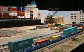 Container Yard Model Trains Model Train Layouts Model Railroad