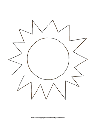 You will be greeted by the pleasantly warm sun in the morning. The Sun Coloring Page Free Printable Pdf From Primarygames
