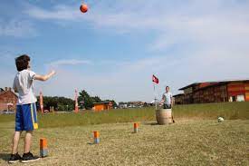 Students also learned about soccer golf etiquette. Soccergolf Fehmarn