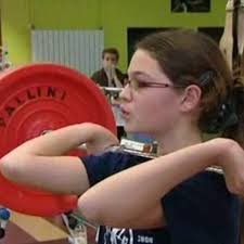 Tamara, 12 ans, haltérophile