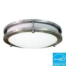 Which brand has the largest assortment of flush mount lights at the home depot? Hampton Bay Flaxmere Round Flush Mount Brushed Nickel Finish With Frosted Glass Diffuser 6105 A Glass Diffuser Flush Mount Ceiling Lights Flush Mount Lighting