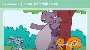 Kunci Jawaban Halaman 152 153 Tema 5 Kelas 5 Kunci Badak Jawa Memahami Bacaan