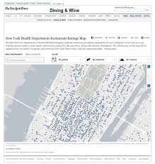 New York Health Department Restaurant Ratings Map Interactive Map Nytimes Com