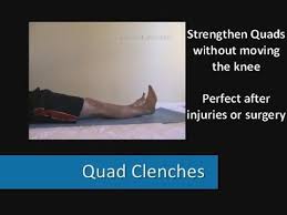 Quads Clenches Video Knee Strengthening Exercises Knee Strengthening Exercises How To Strengthen Knees Knee Replacement Exercises