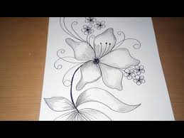 Sketsa ini biasanya digambar pada kain terlebih dahulu menggunakan pensil. 48 Gambar Sketsa Bunga Untuk Batik Free Gambar