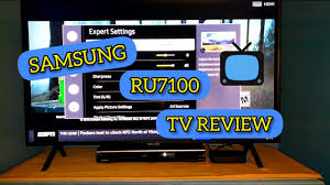 Samsung Ru7100 43 Inch Smart Tv 7 Series Uhd 4k Led Review Youtube