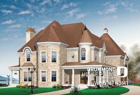 Luxury European Manor House Plans And Chateau House Plans