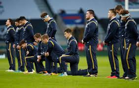 One of soccer's most celebrated fan groups is reveling in a rare chance to support its team in a major tournament, regardless of how the games go. Scotland Rugby Stars Criticised For Not Taking The Knee Before Six Nations Win Against England