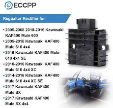 Maybe you would like to learn more about one of these? Buy Eccpp Voltage Regulator Rectifier Fit For 2005 2008 2010 2016 Kawasaki Mule 600 2005 2016 Kawasaki Mule 610 2017 Kawasaki Mule Sx 21066 0010 21066 0039 Motorcycle Regulator Rectifier Online In Turkey B07n4n8v8p