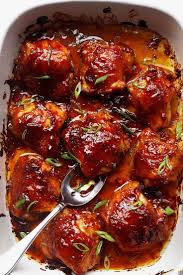 Baked Teriyaki Chicken An Easy Chicken Dinner Baked In The Oven With A Sticky Homemade Te Baked Teriyaki Chicken Chicken Thights Recipes Easy Chicken Dinners