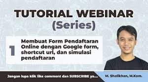 Install bitly melalui play store atau app store. Tutorial Webinar Series 1 Membuat Form Pendaftaran Online Shortcut Url Dan Simulasi Youtube