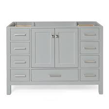 Grey Bathroom Vanity Base Cabinet