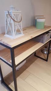 decoration salon salle a manger puy de dome 63 console bois brut et metal console bois etagere basse bois console bois metal