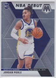 Jordan Poole Rookie 2019 Mosaic Rc Mercari In 2020 Collectible Trading Cards Basketball Cards Golden State Warriors