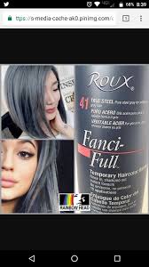 Shop for black temporary hair dye online at target. True Steel Washable Gray Color Other Colors Also Available Temp Hair Color Temporary Hair Color Hair Rinse Color
