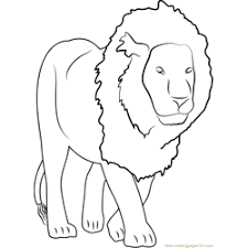 Select from 35919 printable coloring pages of cartoons, animals, nature, bible and many more. Asiatic Lion Gir Forest India Coloring Page For Kids Free Lion Printable Coloring Pages Online For Kids Coloringpages101 Com Coloring Pages For Kids