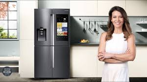 Choose your color fingerprint resistant black stainless steel Samsung 671l Family Hub 2 0 French Door Fridge Review National Product Review