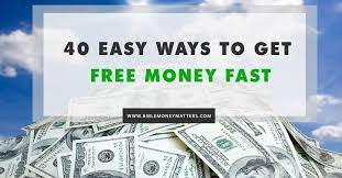 How can i find free money. 40 Easy Ways To Get Free Money Fast Earn 2500 Or More
