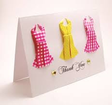 Using a few simple triangular folds, you can easily make the boughs of a beautiful christmas tree out of paper, ready to be assembled onto a card. Homemade Origami Card To Make Cute Dress Design With Photo Instructions