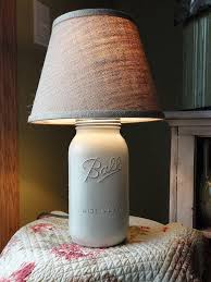 This is a quick and easy diy that uses recycled jars and flowers and branches that you already have on hand to create. Home Living Silver Painted Mason Jar Lamp Lamps