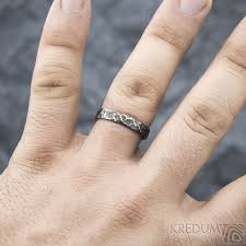 Rustic Wedding Band Custom Mens Ring Womens Ring Unique Etsy Rustic Wedding Bands Engagement Bands Women Rings