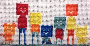 Cross stitch video game patterns. How To Make An 8 Bit Video Game Cross Stitch The Brooklyn Refinery Diy Arts And Crafts