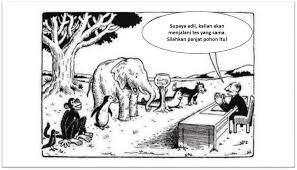 Adapun esai yang formal pendekatannya serius. Cak Lontong Dan Kritik Arah Pendidikan Kita Ideapers